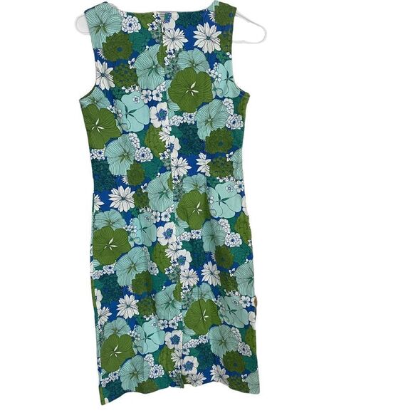 Talbots Sleeveless Floral Dress Sz 2P - Picture 5 of 9